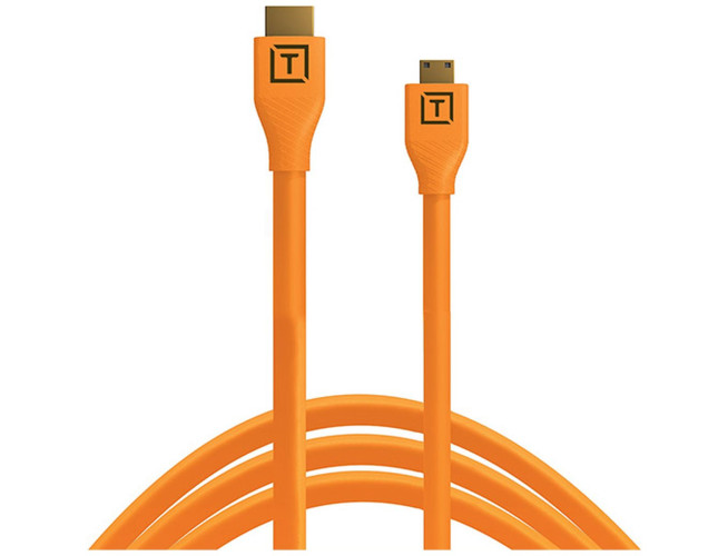 TetherTools TetherPro HDMI Mini To HDMI 2.0 4.6m Orange