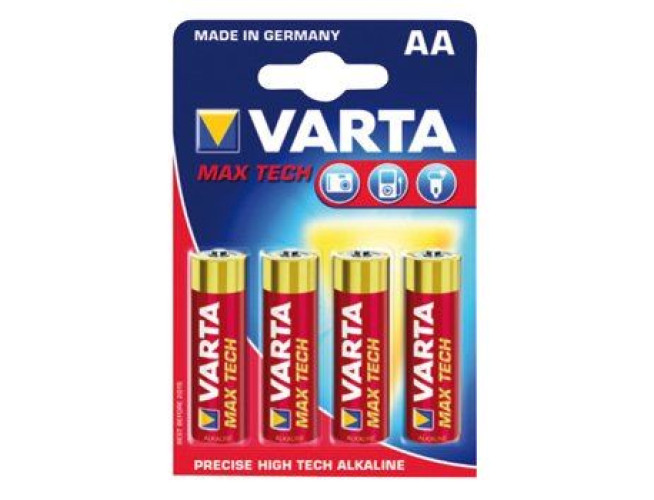 Varta 1500 PX Maxi Tech NR4706 AA 4-Pak batterijen