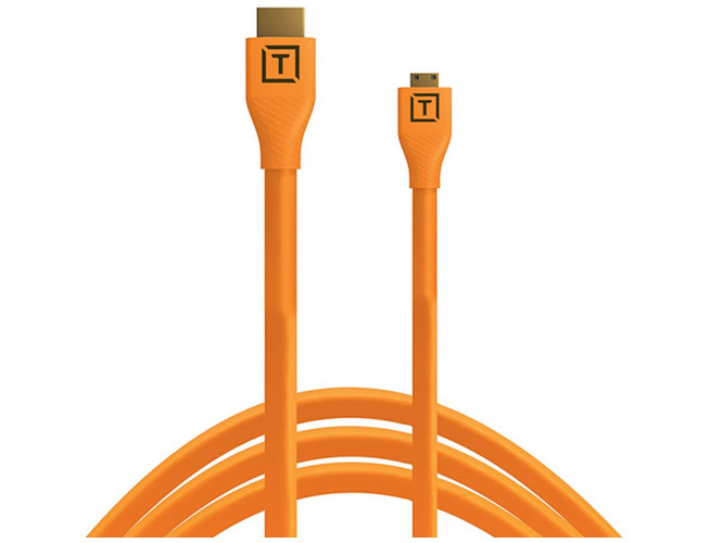 TetherTools TetherPro HDMI Micro To HDMI 2.0 4.6m Orange