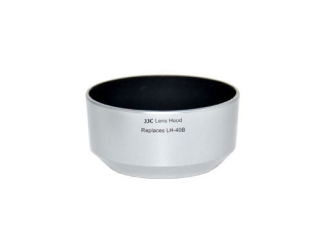 JJC LH-J40B Olympus Zonnekap - Zilver