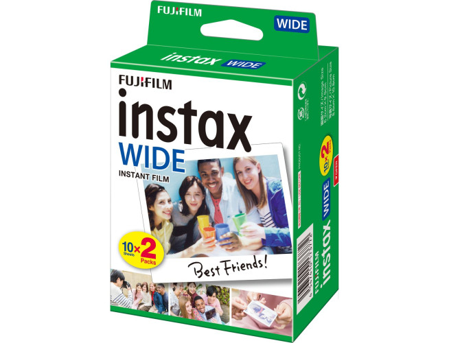 Fujifilm Instax Wide Colorfilm Glossy 10x2 pak