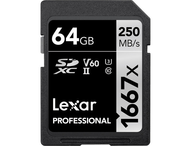 Lexar SDXC Professional 64GB 1667x UHS-II