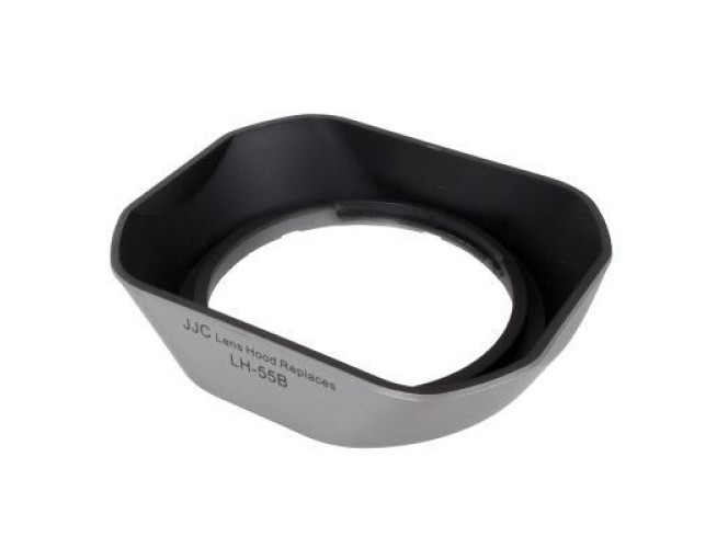 JJC LH-J55 Olympus Zonnekap - Zilver