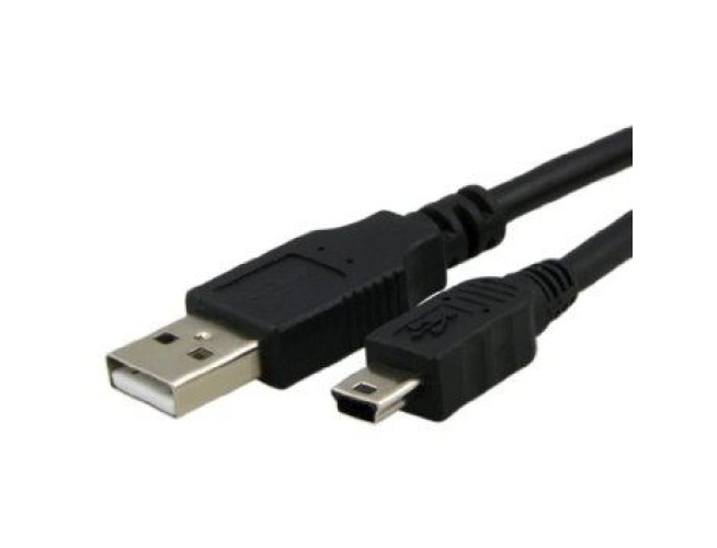 Caruba USB 2.0 - A Male naar Mini Male 5-Pin - 2m