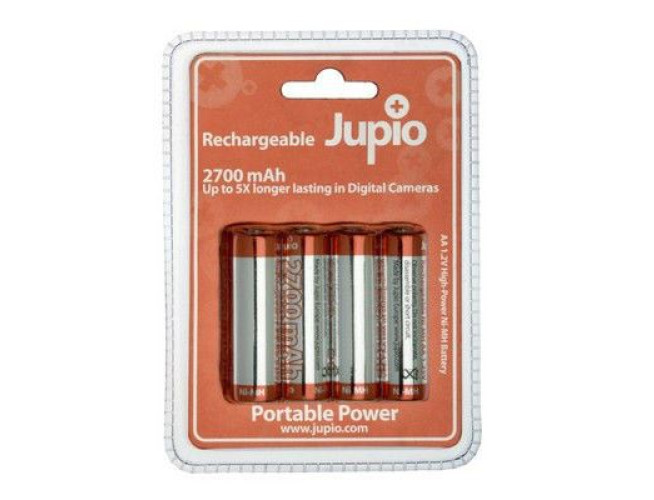 Jupio Oplaadbare Batterijen Ni-MH AA 2700