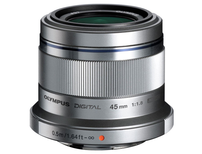 Olympus M.Zuiko Digital ED 45mm f/1.8 - Zilver