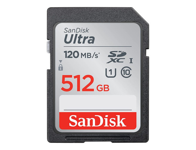 SanDisk SDXC Ultra 512GB 120MB/s CL10