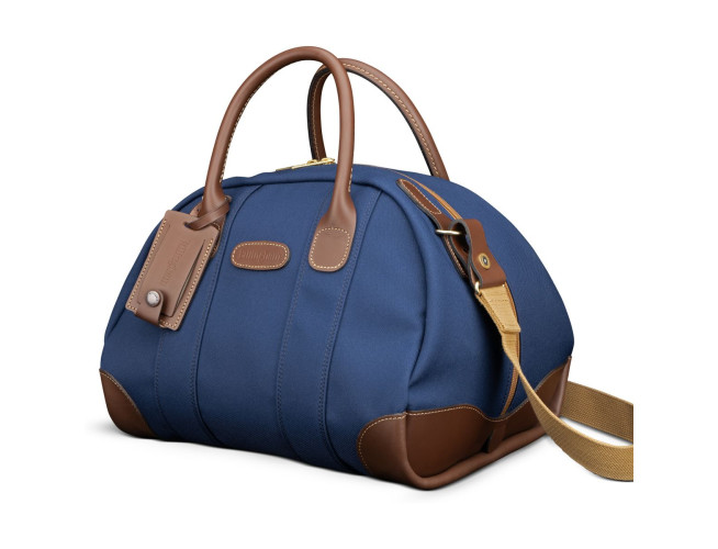 Billingham Overnighter - Navy Fibrenyte / Chocolate