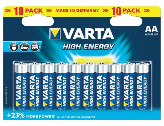 Varta AA-batterijen - 10 stuks