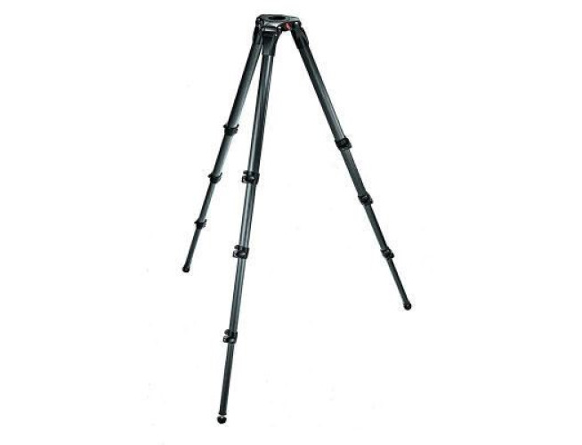 Tweedehands Manfrotto 536 Carbon Fibre 3-Stage Video Tripod met Nitrotech N8 kop CM0856