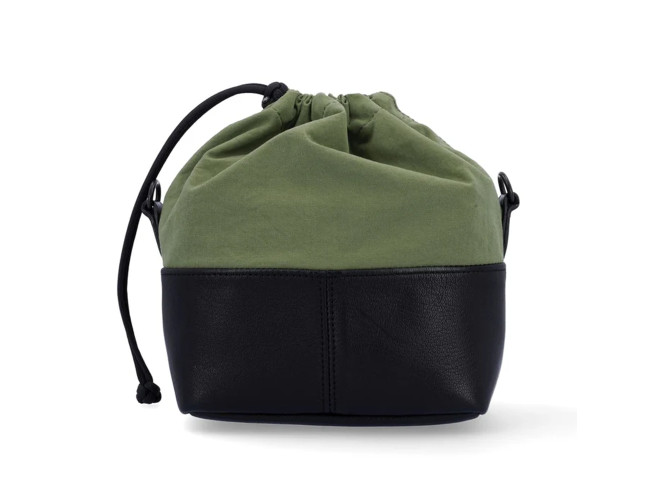 Artisan & Artist ACAM-CP210 Leather/Fabrick Black-Khaki
