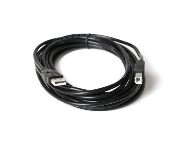 Caruba USB 2.0 - A Male naar B Male - 5 meter