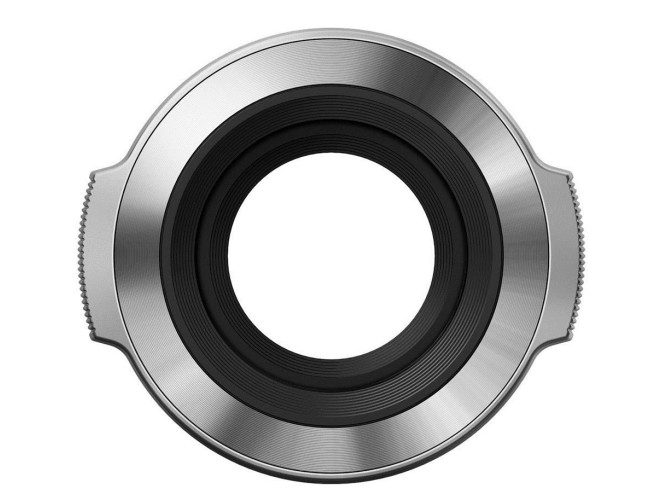 Olympus LC-37C automatische lens dop voor EZ-M1442EZ - zilver