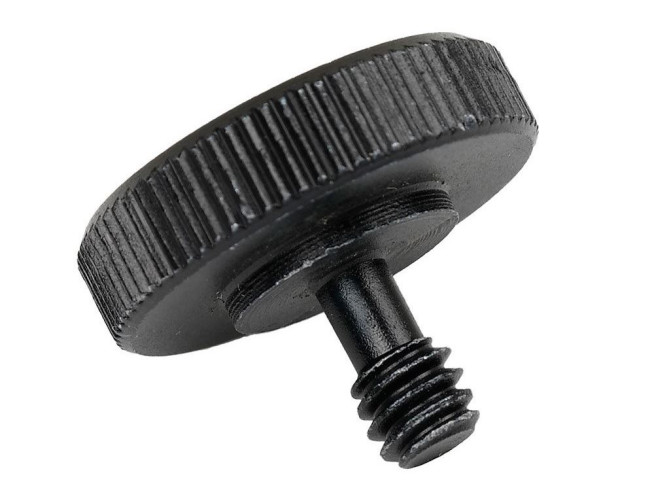 Caruba 1/4 inch-1/4 inch Adapterschroef - Zwart