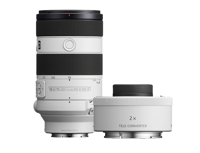 Sony FE 70-200mm f/4.0 G OSS II + FE 2.0x Teleconverter
