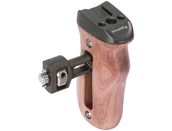 SmallRig 2642 Wood Side Handle w/ ARRI-Style Mount Exclusive