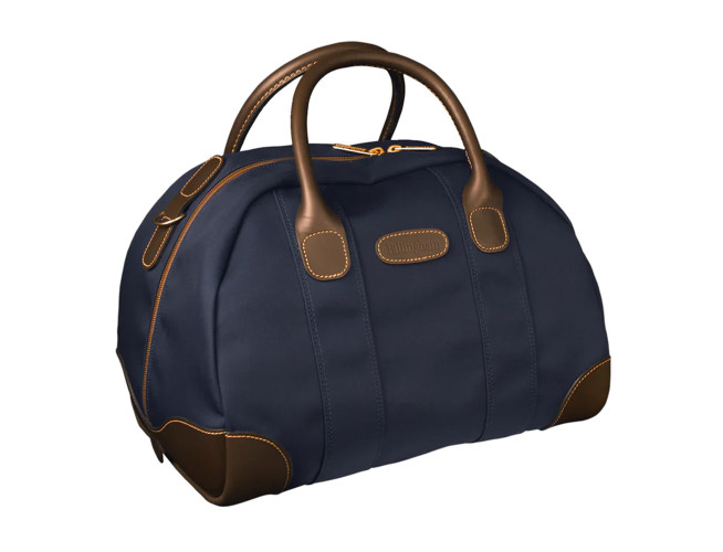 Billingham Overnighter - Navy/Chocolate