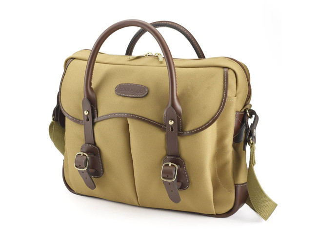 Billingham Thomas Brief Case - Khaki Fibrenyte/Chocolate
