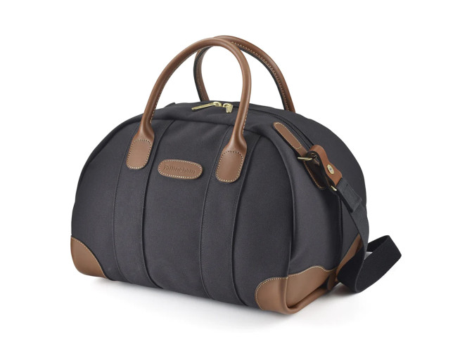 Billingham Overnighter - Black Fibrenyte/Tan