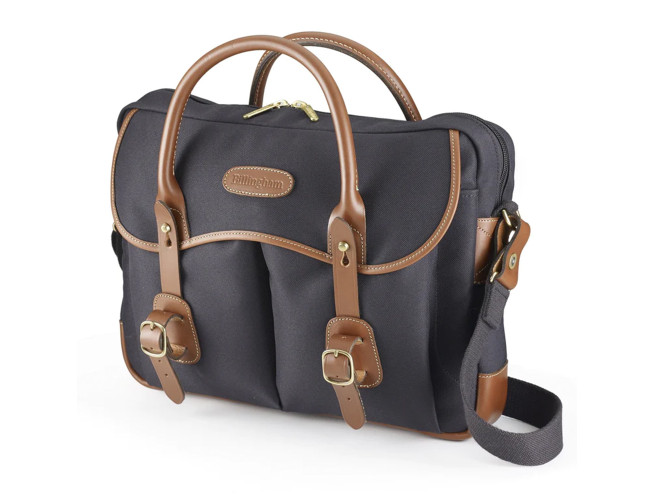 Billingham Thomas Brief Case - Black Fibrenyte/Tan
