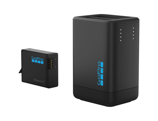 GoPro Dual Battery Charger + Enduro 2 Battery