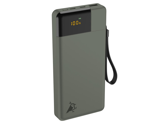 Aqiila Powerbird B20 Powerbank 20.000 mAh 20W mosgroen