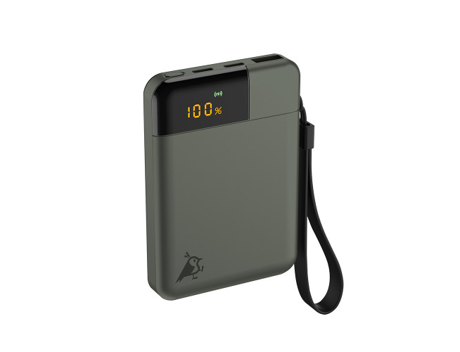 Aqiila Powerbird B5 Powerbank 5.000 mAh 12W mosgroen