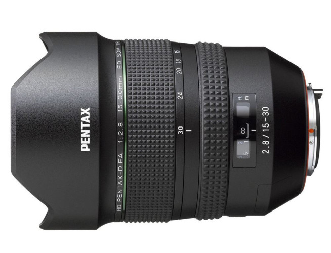 Pentax HD D FA 15-30mm f/2.8 ED SDM WR