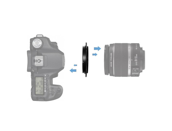 Caruba Omkeerring Sony E-mount naar 49mm