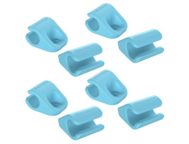 Allocacoc CableFix Blauw - 8 Stuks