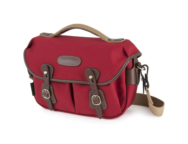 Billingham Hadley Small Pro - Burgundy/Chocolate Canvas