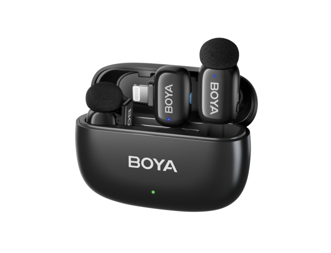Boya Mini 2-03 (Black) 1X RX Lightning + 2X TX