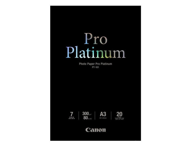 Canon PT-101 Pro Platinum Pro 300g/m2 A3 20 vel