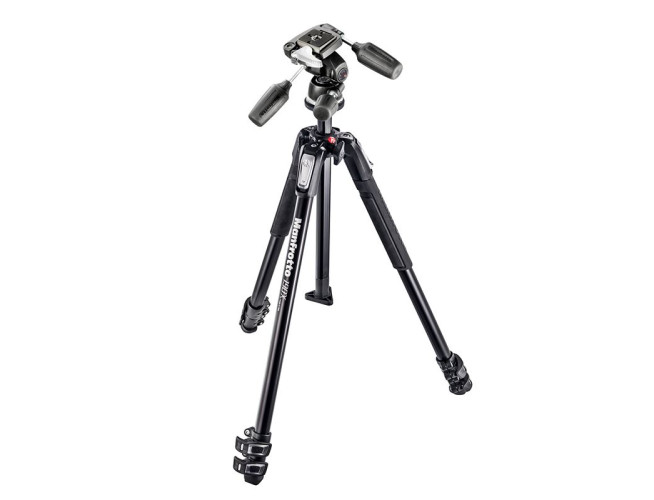 Manfrotto MK190X3-3W Alu Kit Incl. 804RC2 Pan/Tilt Head