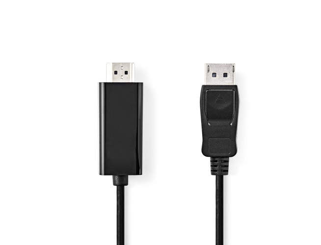 Nedis DisplayPort-HDMI-Cbl DisplayPort M - HDMI-Conn. 2m BK