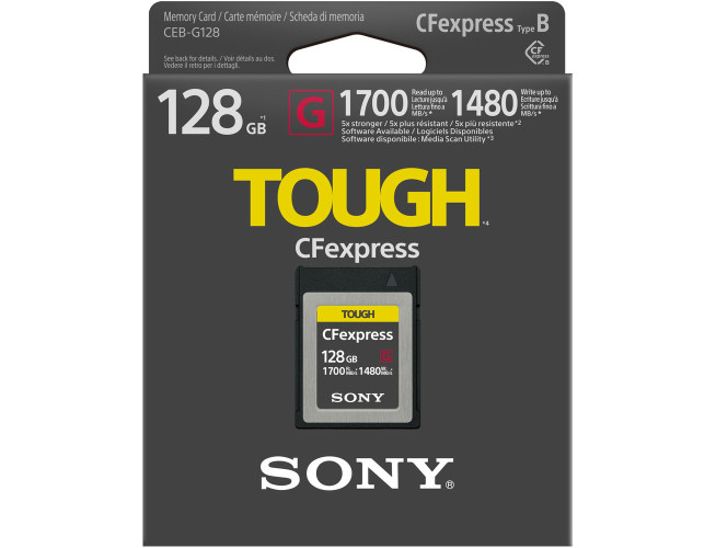 Sony CFexpress Type B 128GB R1700/W1480