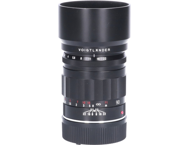 Tweedehands Voigtlander APO Skopar 90mm f/2.8 VM Leica M-mount objectief Zwart CM0227