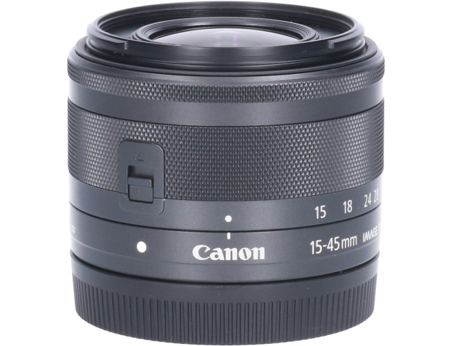 Tweedehands Canon EF-M 15-45mm f/3.5-6.3 IS STM - Zwart CM0293