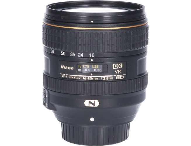 Tweedehands Nikon AF-S 16-80mm f/2.8-4.0 ED VR DX CM0364