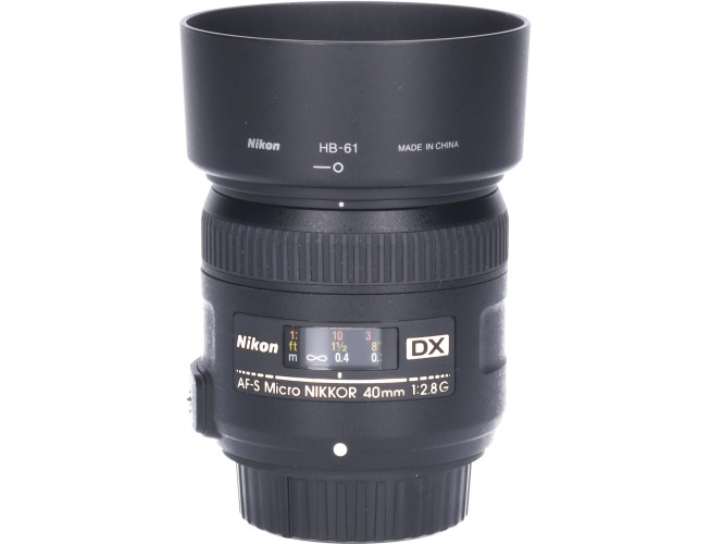 Tweedehands Nikon AF-S 40mm f/2.8G DX Micro CM0408