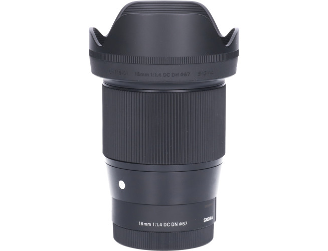 Tweedehands Sigma 16mm f/1.4 DC DN Contemporary Sony E CM0560
