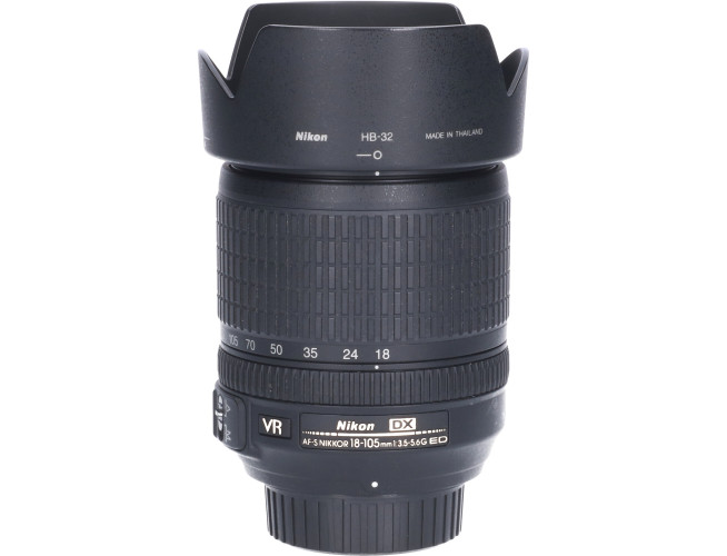 Tweedehands Nikon AF-S 18-105mm f/3.5-5.6G VR DX CM0635