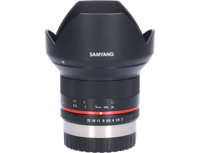 Tweedehands Samyang 12mm f/2.0 NCS CS Fuji X- Zwart CM0768