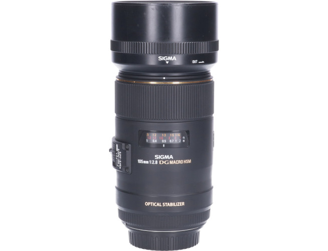Tweedehands Sigma 105mm f/2.8 EX DG OS HSM Macro Canon CM0818