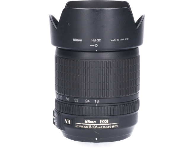Tweedehands Nikon AF-S 18-105mm f/3.5-5.6G VR DX CM1034