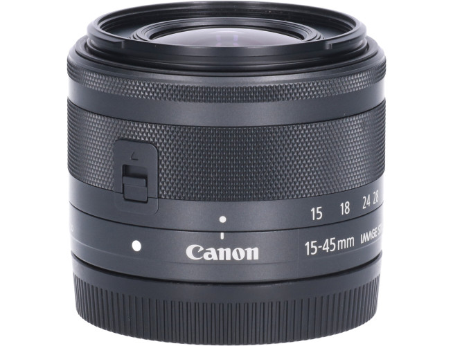 Tweedehands Canon EF-M 15-45mm f/3.5-6.3 IS STM - Zwart CM1255
