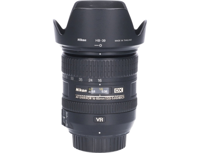 Tweedehands Nikon AF-S 16-85mm f/3.5-5.6G ED VR DX CM1481