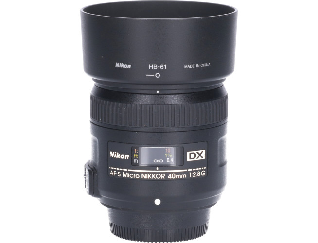 Tweedehands Nikon AF-S 40mm f/2.8G DX Micro CM1533