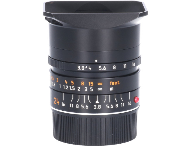 Tweedehands Leica Elmar-M 24mm f/3.8 Asph - Zwart CM1626