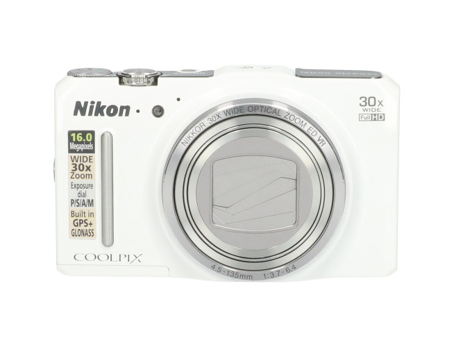 Tweedehands Nikon Coolpix S9700 - Wit CM1648 Tweedehands Nikon Coolpix S9700 - Wit CM1648
